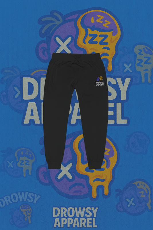Drowsy "Lights Out Edition" Embroidered Joggers